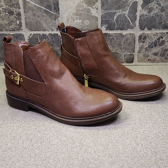 Tommy Hilfiger Shoes - TOMMY HILFIGER Size 8 M Ankle Boots Brown